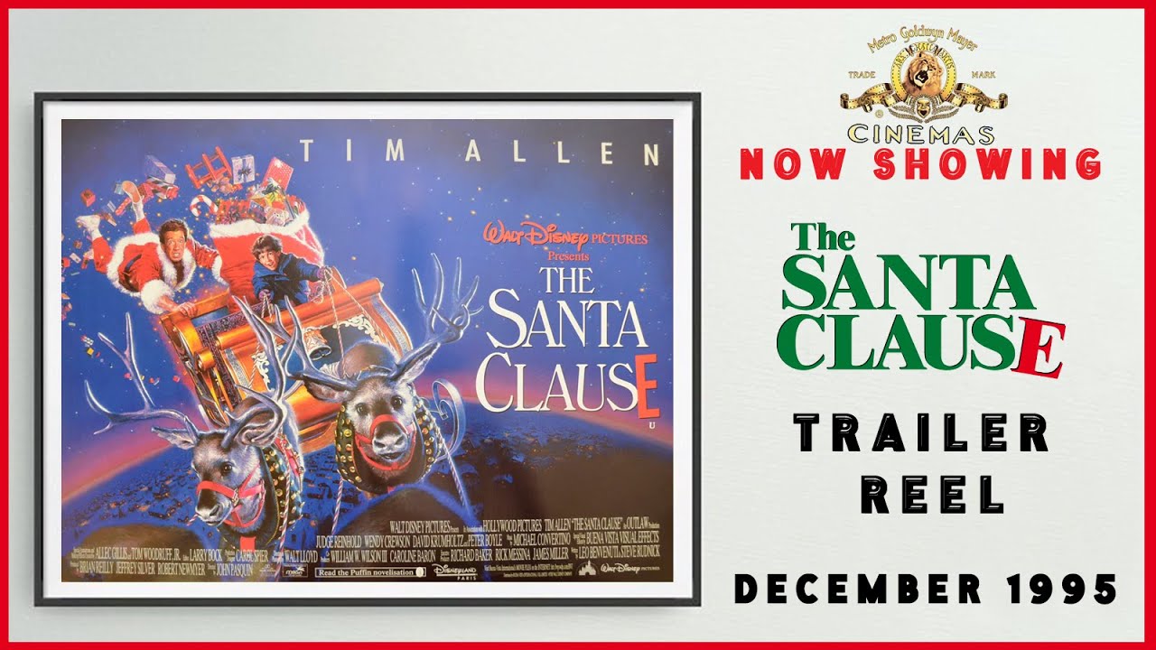 THE SANTA CLAUSE (December 1995 MGM Cinema Trailer Reel) -- Home Cinema