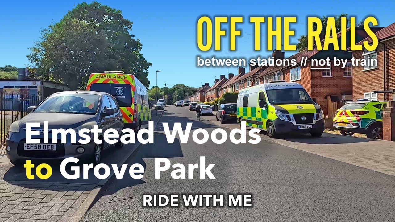 ELMSTEAD WOODS to GROVE PARK | Ride with me - NOT by train | London UK