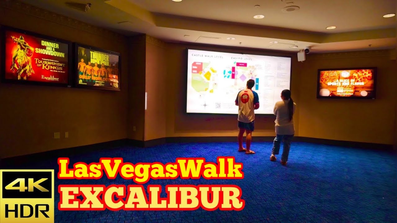 LasVegasWalk • Excalibur Hotel and Casino • January 2026 (4K HDR)