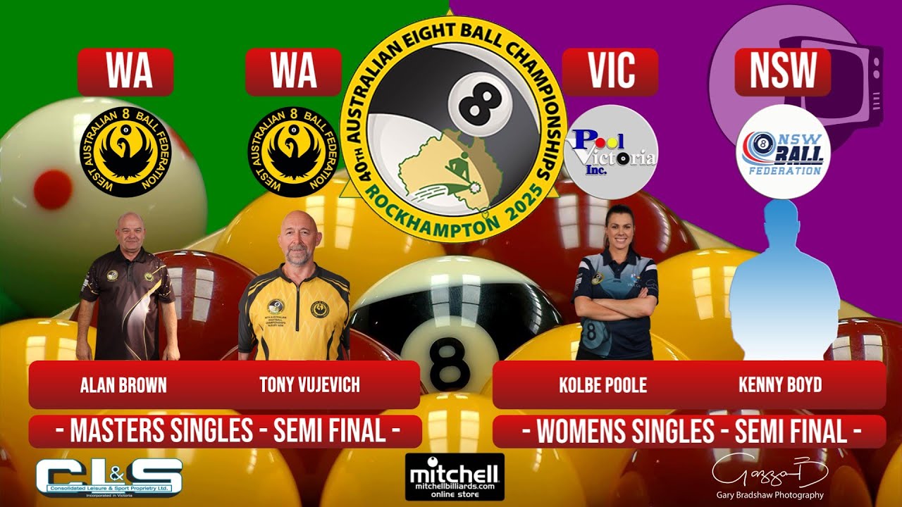 Women & Masters Singles - SEMI FINAL - AEBF Nationals 2025