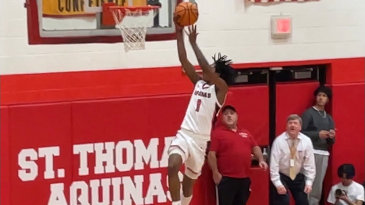 GMC Hoops Highlights - No. 4 Roselle Catholic @ No. 1 St. Thomas Aquinas - NPB North Semis - 2-27-23