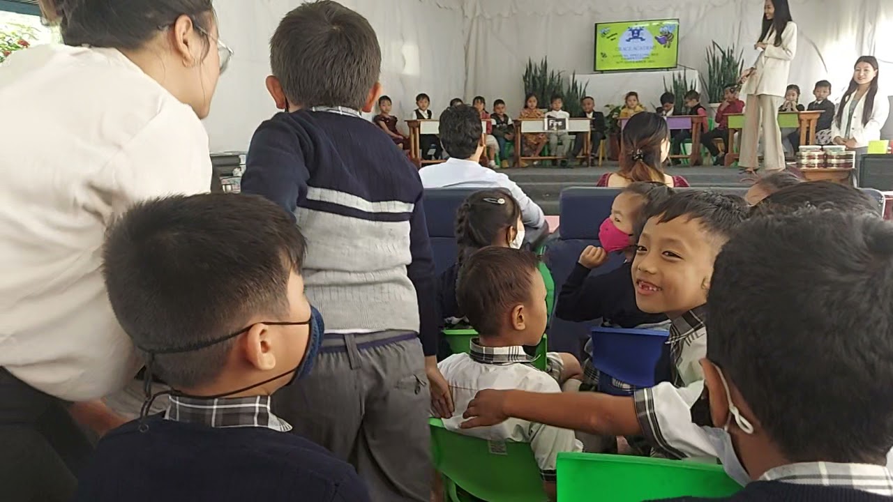 Grace Academy Class -B learning bunny  spelling competition 2021 part-1