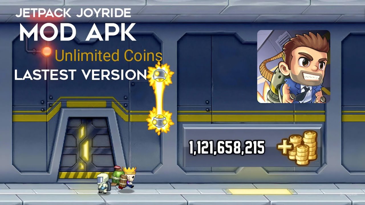 Jetpack Joyride Mod Apk Unlimited Coins (Android)
