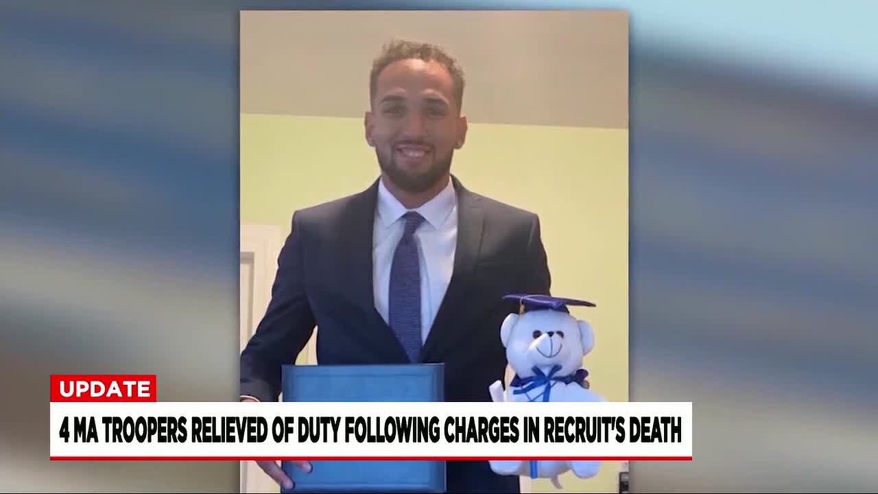 Four State Troopers relieved of duty following criminal charges in recruits death