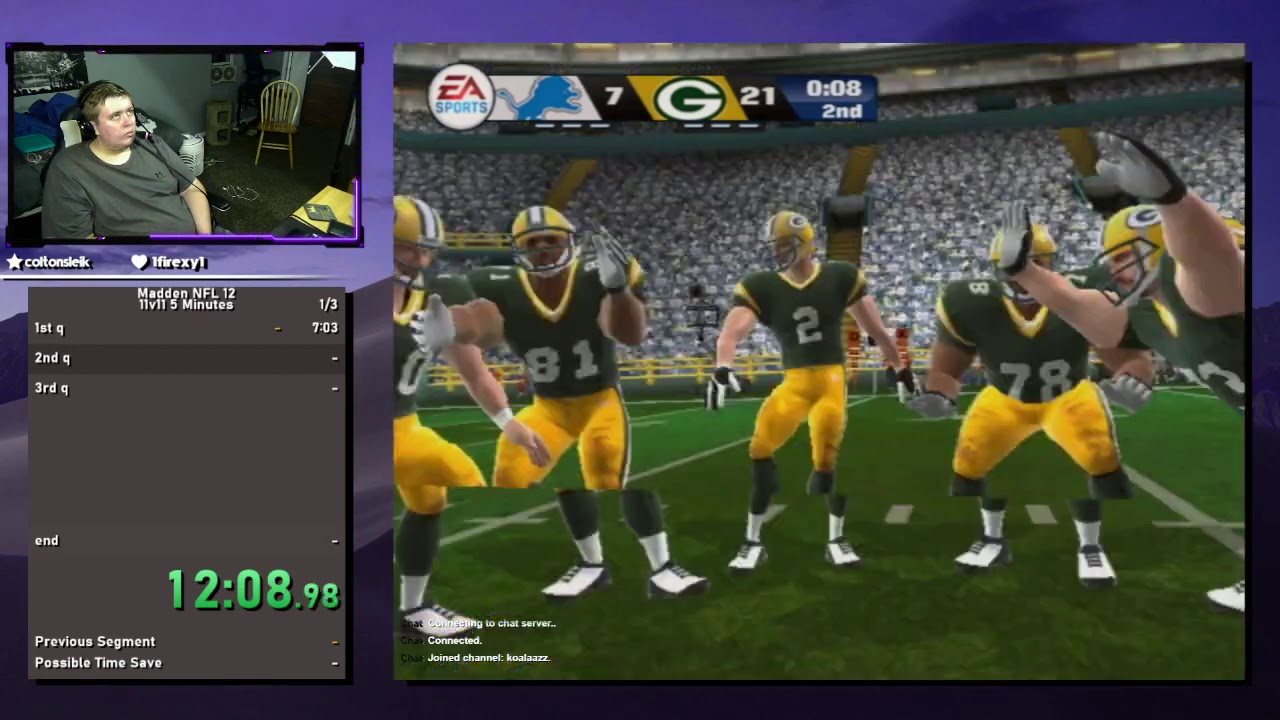 Madden NFL 12 - 11v11 5 Minutes Speedrun in 23:30.100
