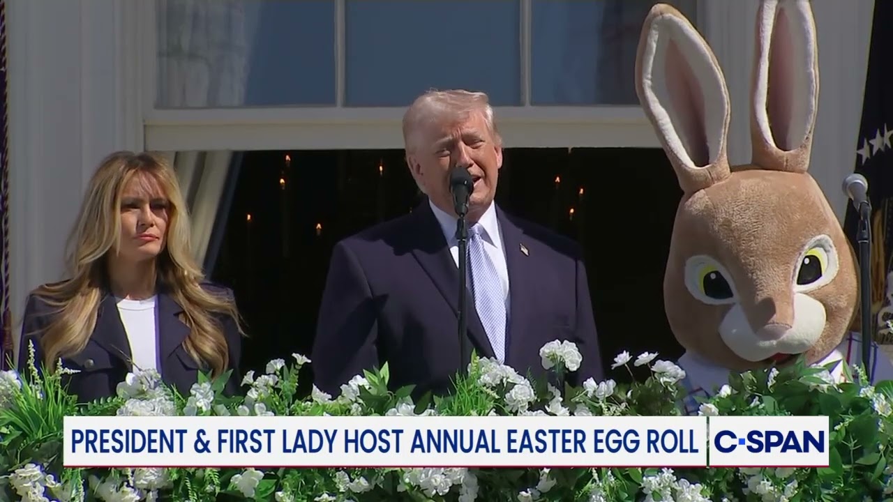 President Trump on Iran Rescue Mission at White House Easter Egg Roll