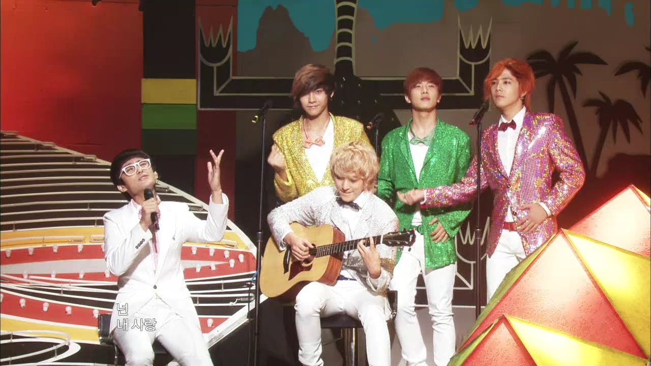 【TVPP】FTISLAND - I Wish (trot ver.), 에프티아일랜드 - 바래 (트로트 ver.) @ Special Stage, Show Music core Live