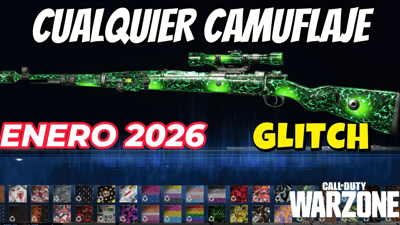 WARZONE NUEVO GLITCH DE CAMUFLAJES! BO7 BO6 MW2 MW3 ENERO 2026 MUY FACIL