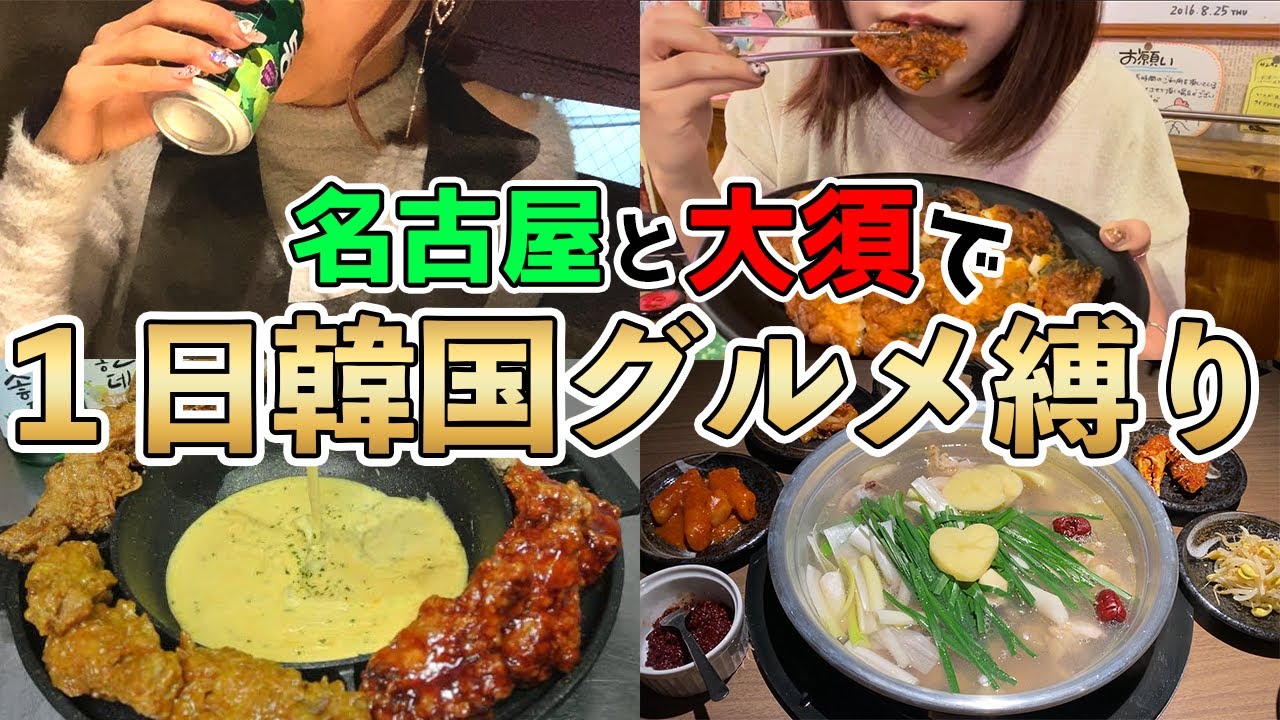 【名古屋・大須】韓国料理食べ歩き旅！1日韓国グルメ縛りでOL2人が食べ歩いた結果...