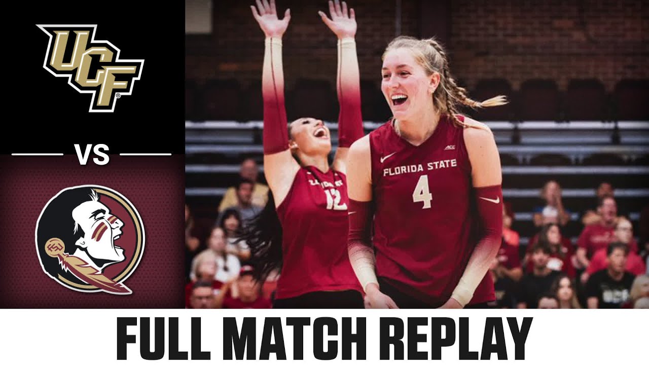 UCF vs. Florida State Full Match Replay | 2024 ACC Volleyball