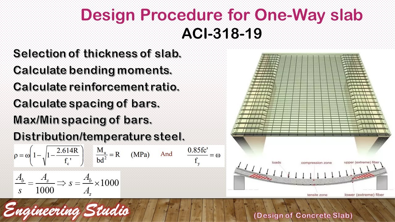 2-One way slab designs a detailed procedure and calculation; a comprehensive tutorial.