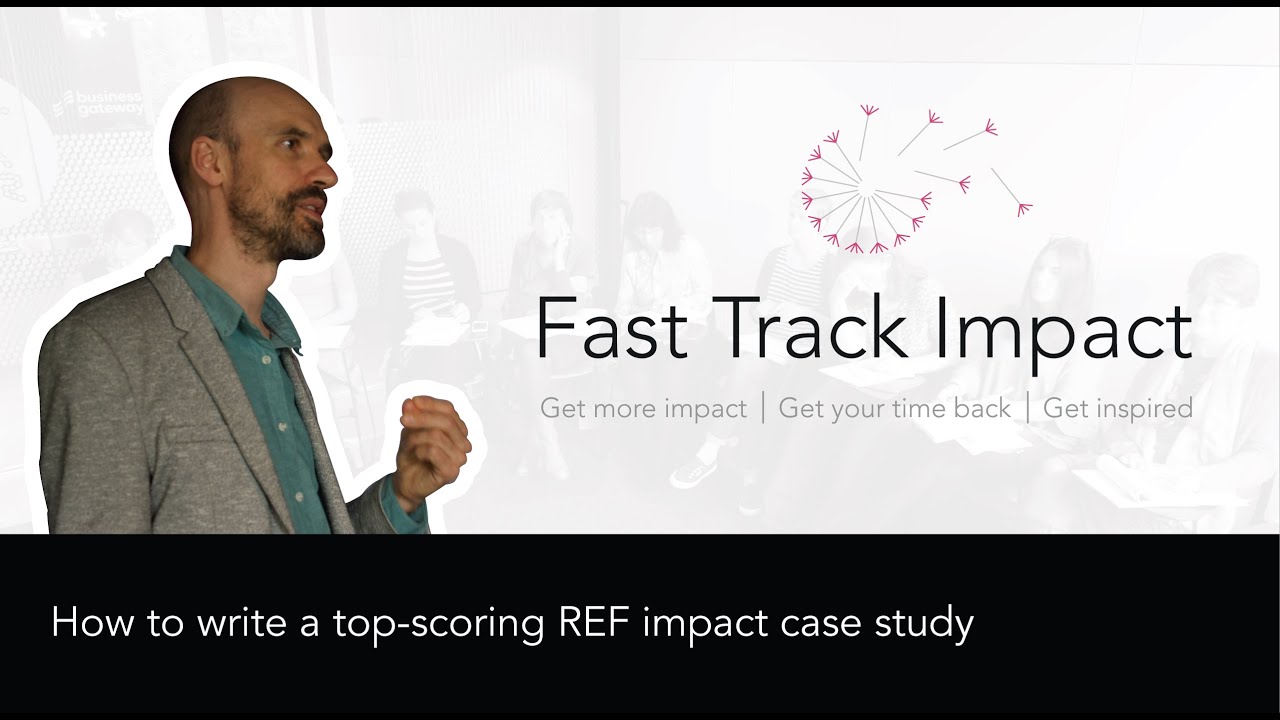 How to write a top-scoring REF impact case study