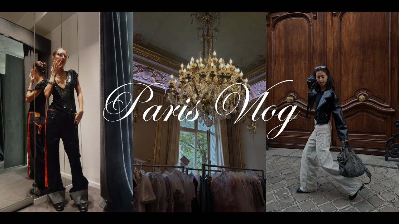 PARIS VLOG | walking in paris fashion week