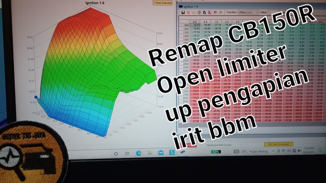 Remap CB150R | cara edit data ecu tenaga jos