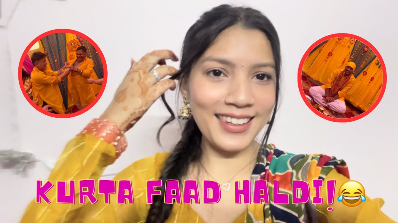 Finally.. it’s happening 🥹| Kurta faad haldi🤣| Vlog 26| Saneha thapa vlogs🫶🏻