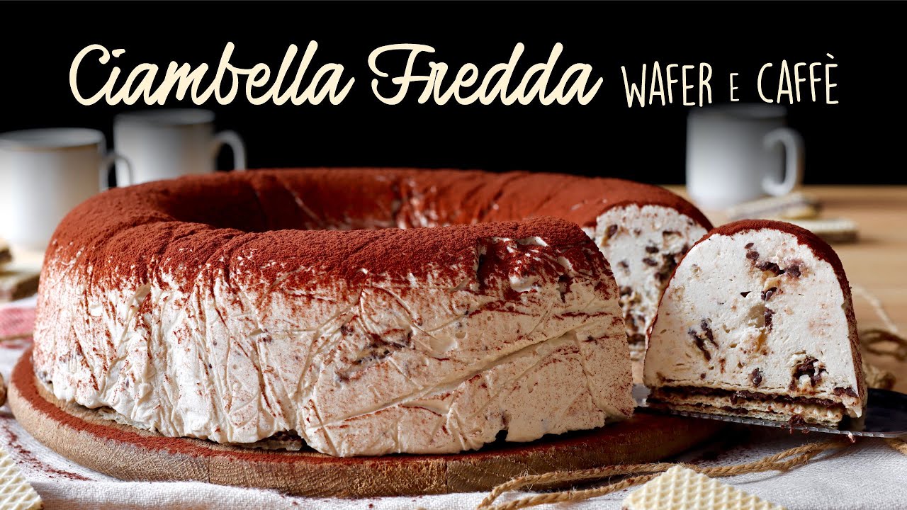 CIAMBELLA FREDDA AI WAFER E CAFFÈ Ricetta Facile e Senza Cottura - Buon'Idea