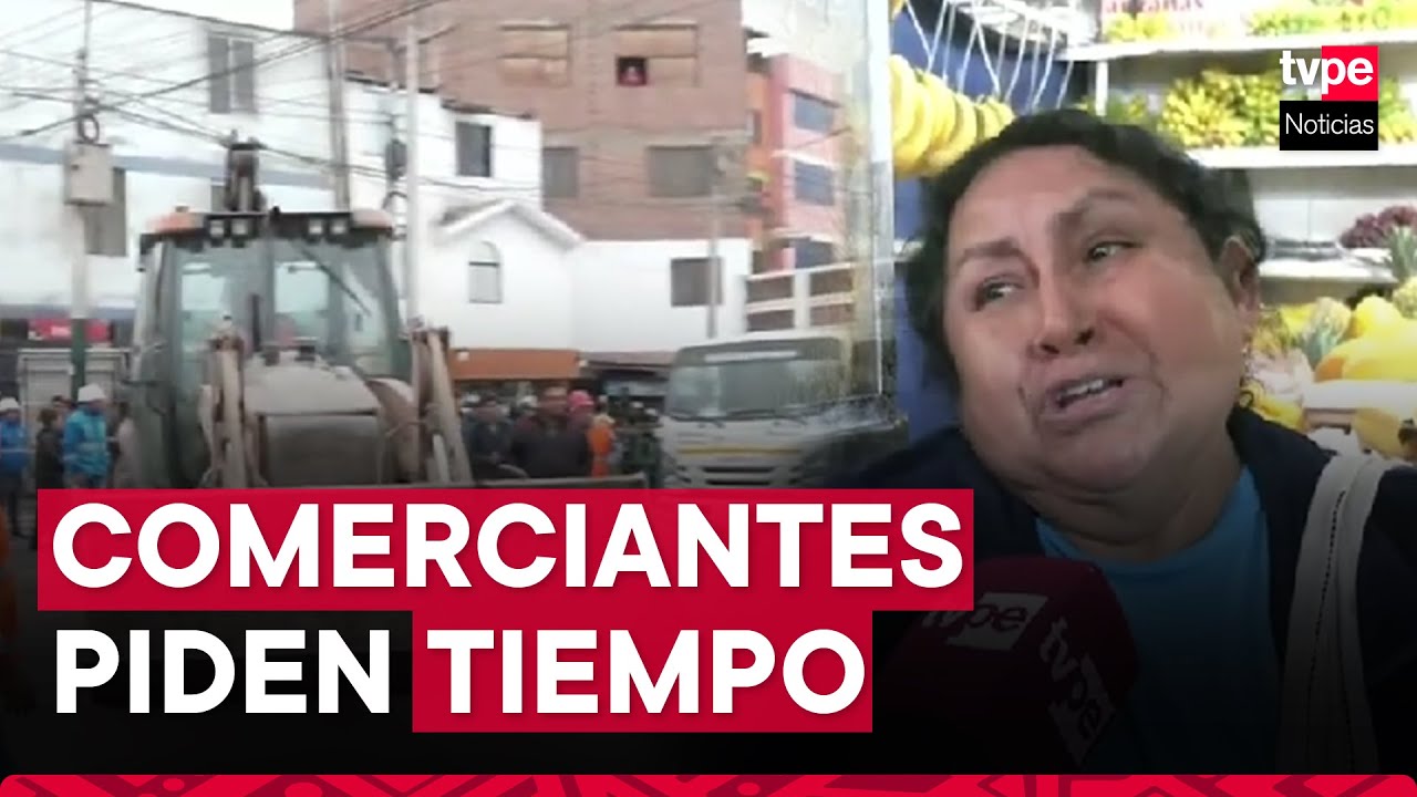 Surco: comerciantes son desalojados de mercado por construcción de Vía Expresa Sur