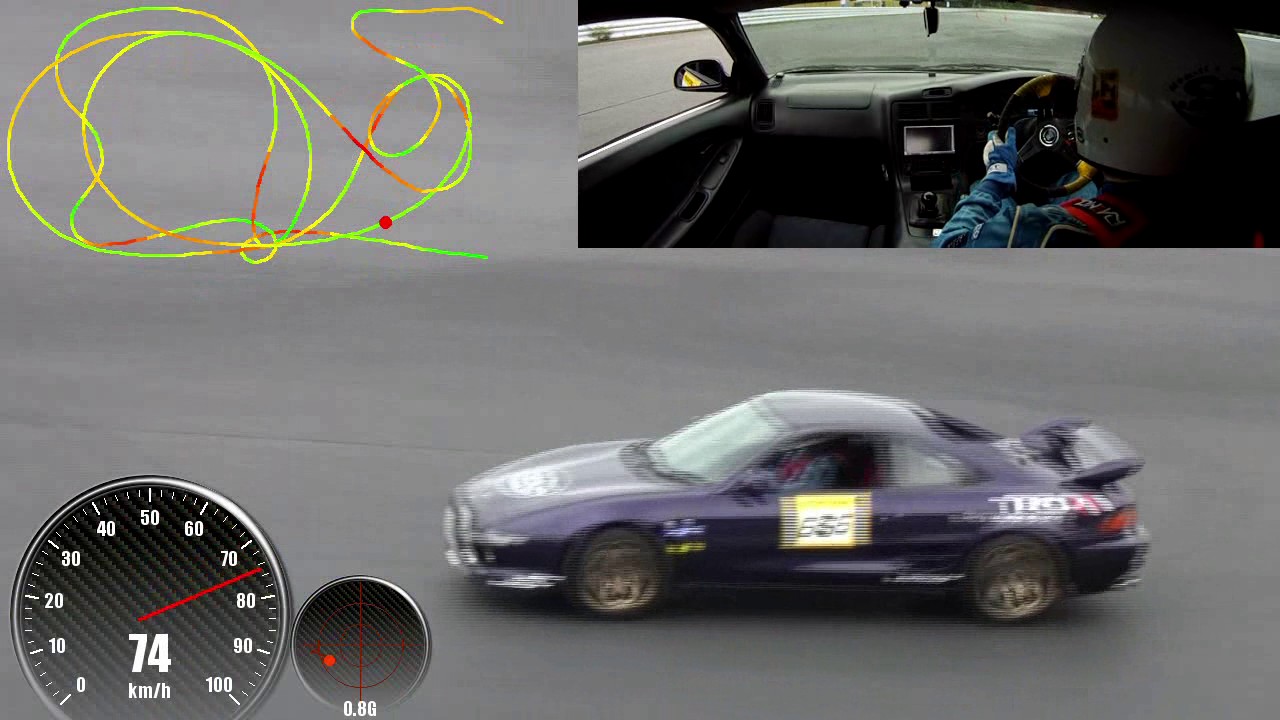 2017JAF関東ジムカーナ選手権Rd.5富士スピードウェイ MR2(SW20)