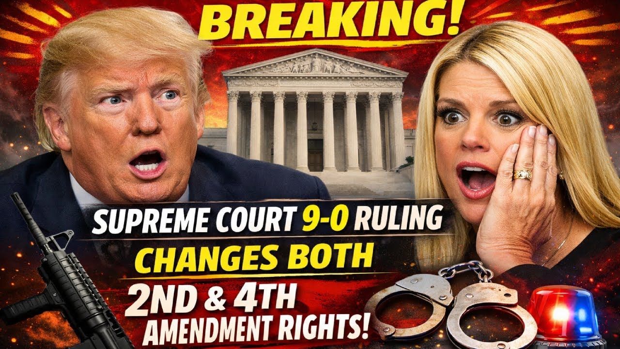 BREAKING: Supreme Court 9-0 Ruling Just Changed Both 2nd & 4th Amendment Rights!