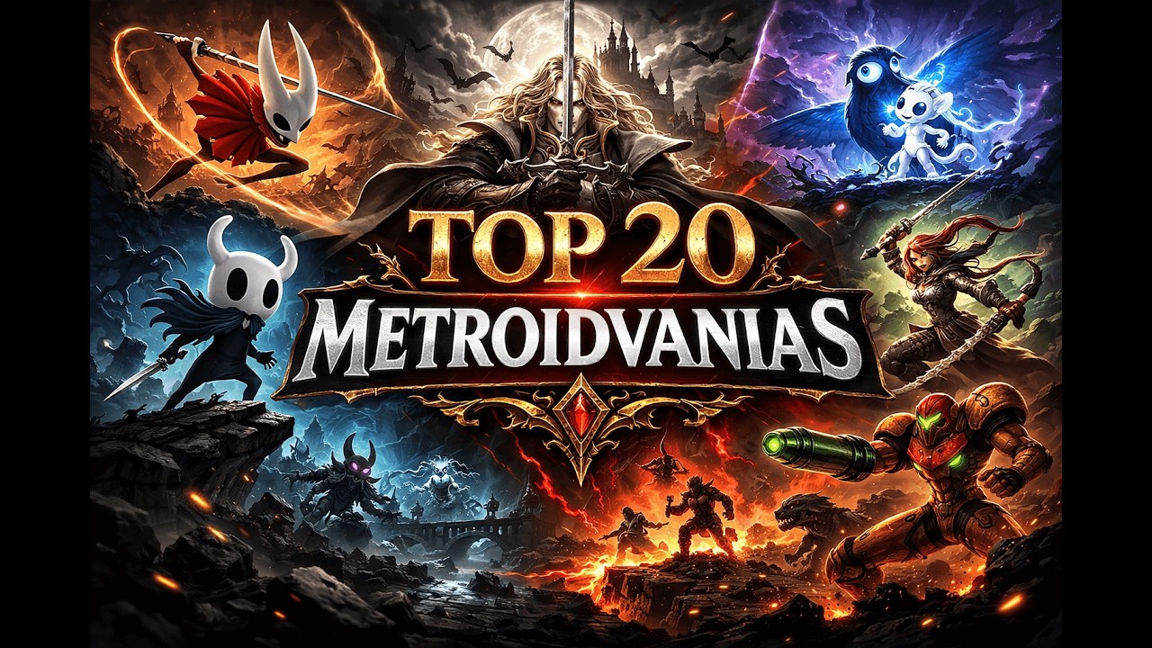 Top 20 Metascore metroidvanias of all time!