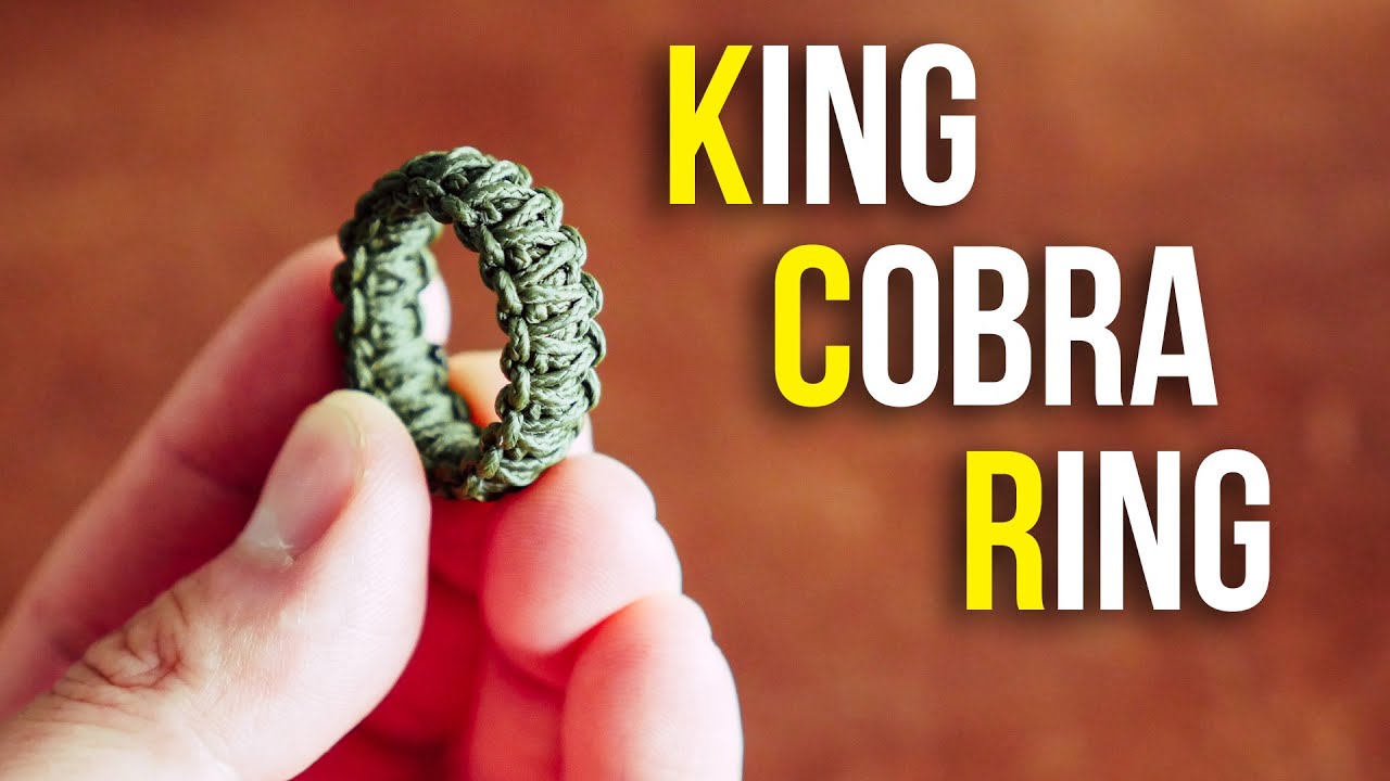 King Cobra Knot Micro Cord Ring | Paracord Ring Tutorial