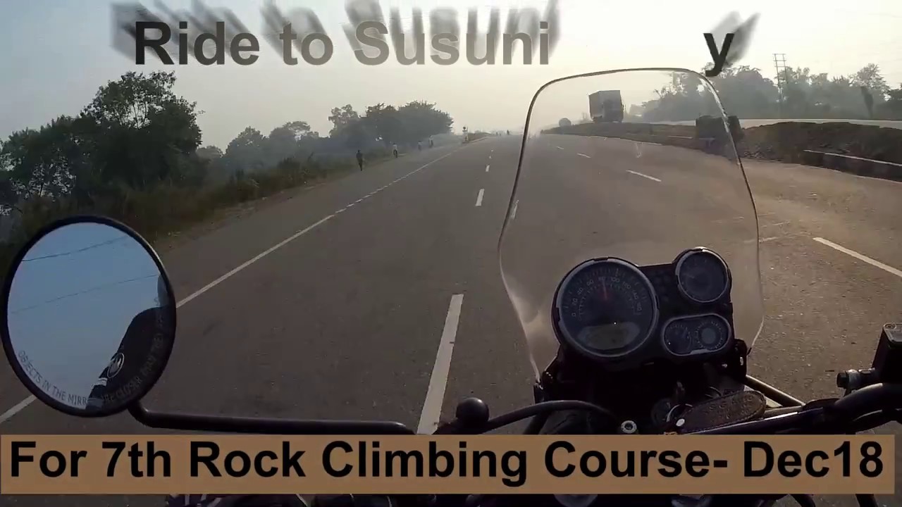 Ride to Susunia Hills for 7th Annual Rock Climbing Course Dec-2018