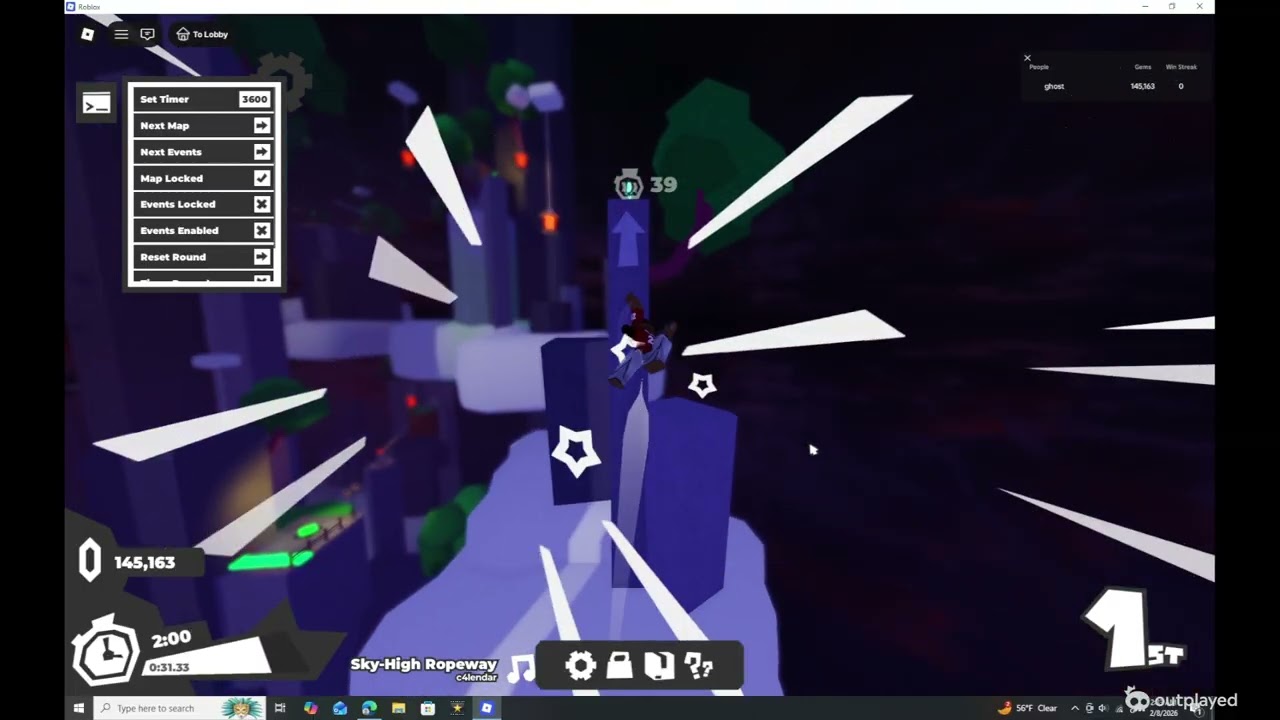 ts map has too little skips (sky-high ropeway pr - superstar racers)