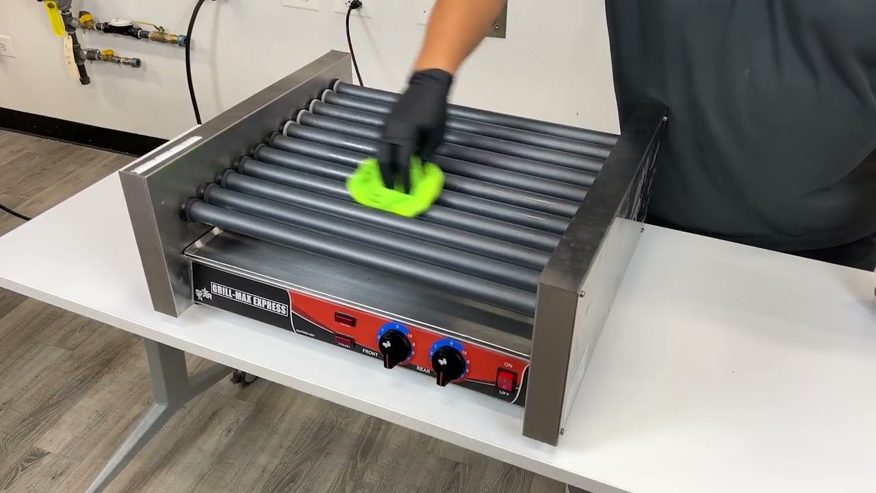 How to Clean a Star Hot Dog Roller Grill