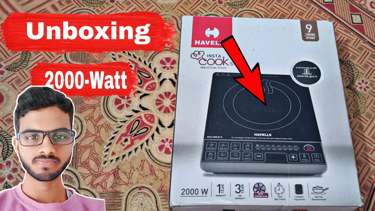 Havells Insta Cook ST-N 2000W Induction Unboxing & Review in Hindi | Best Budget Induction Cooktop