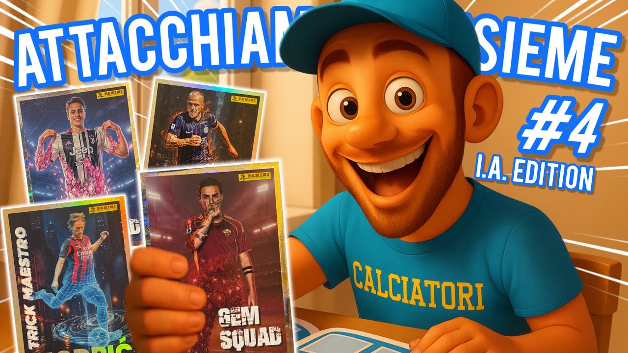 ATTACCO LE FIGURINE SPECIALI E SPACCHETTO CALCIATORI 2025-26! #calciatoripanini 