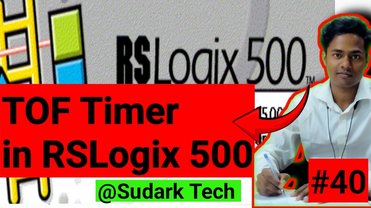 TOF Timer (Timer OFF Delay)  Instructions in RSLogix 500 Tutorial | Sudark Tech