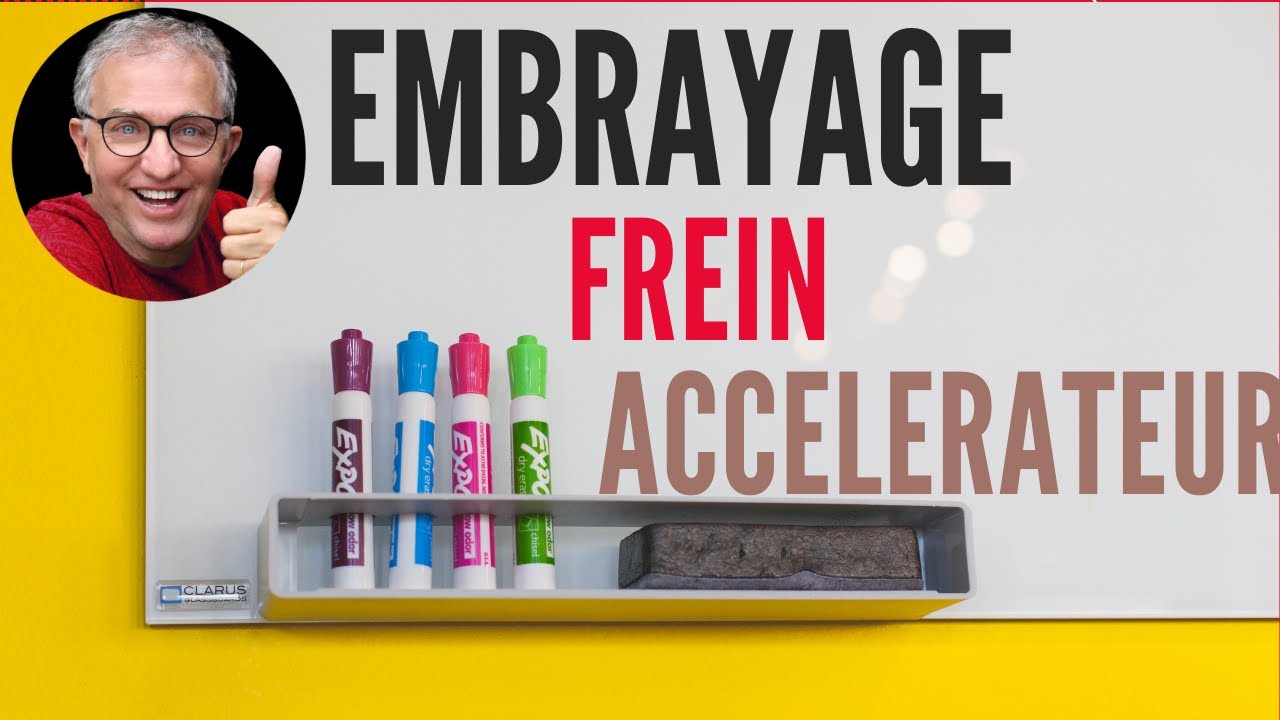 EMBRAYAGE  FREIN Accélérateur?...#cours théorique 80