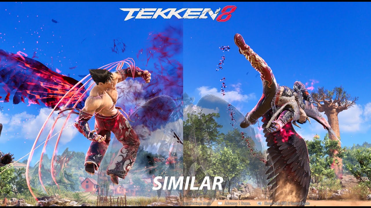 TEKKEN 8 DEVIL JIN and JIn kazama similar moves and new season 3