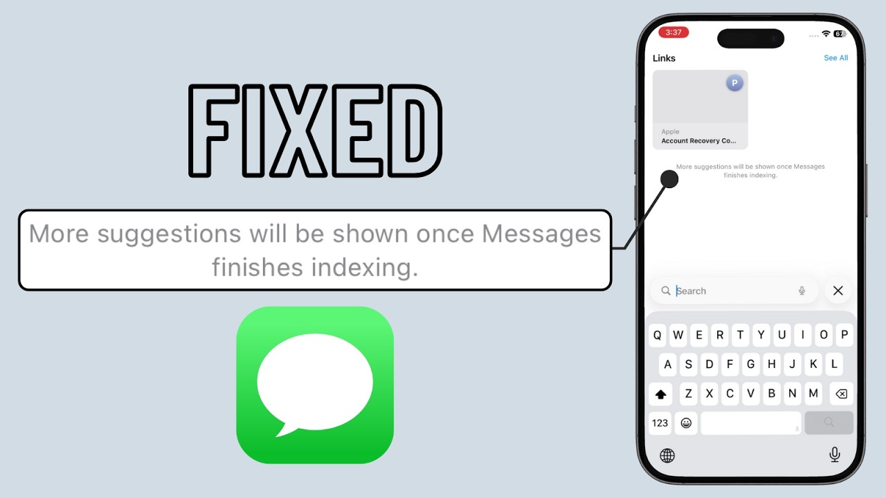 Исправление проблемы с индексацией сообщений на iPhone