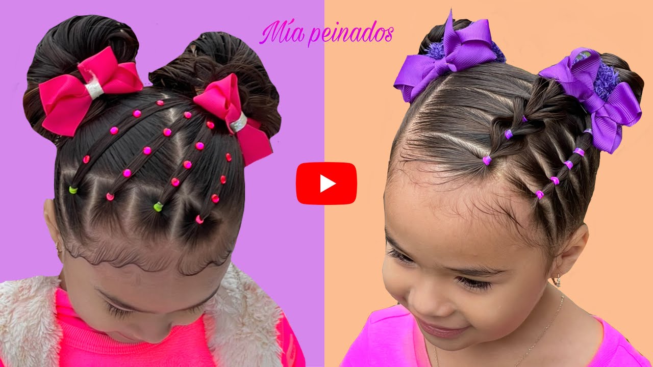 2 PEINADOS SÚPER LINDOS Y TIERNOS FÁCILES Y RÁPIDOS PARA BEBÉS Y NIÑAS