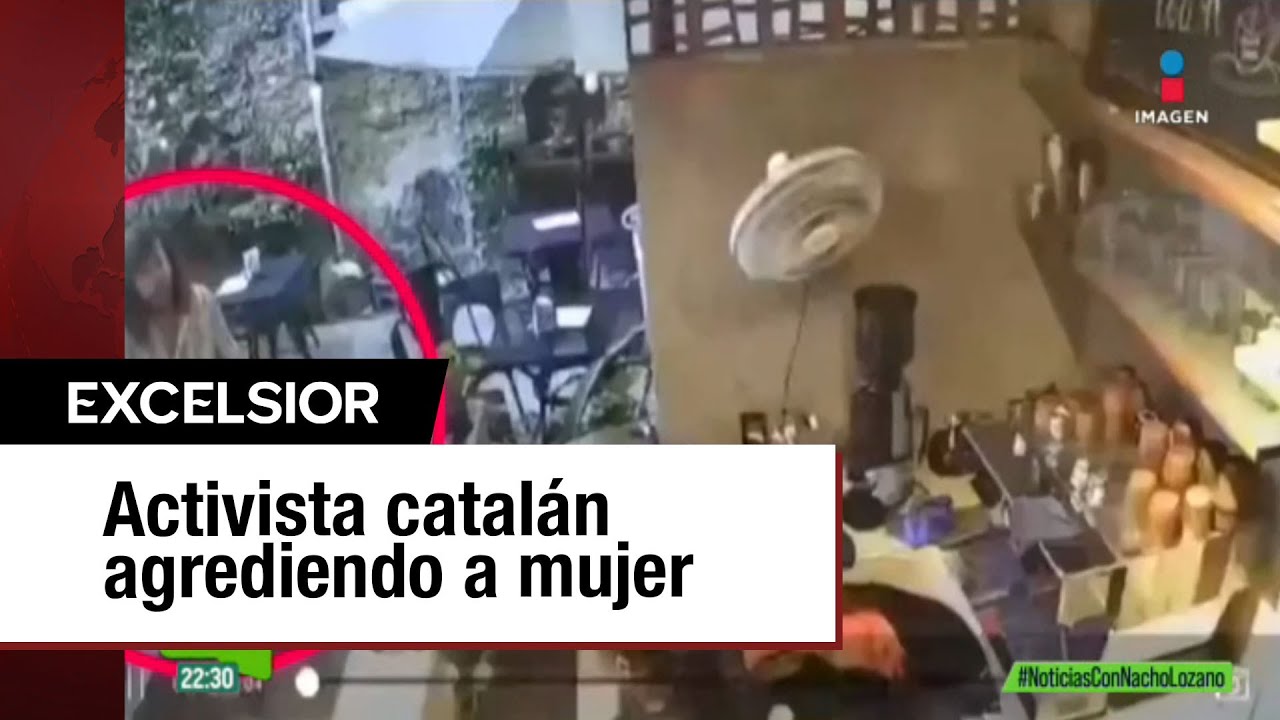 Español amenazó a empleada de una cafetería en Mérida y también causó destrozos