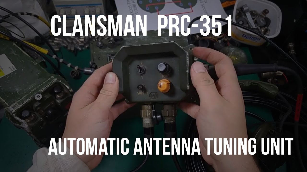 Clansman PRC 351 PRC 352 - RACAL 543 (TUAAM) военный автоматический антенный тюнер для тактического VHF
