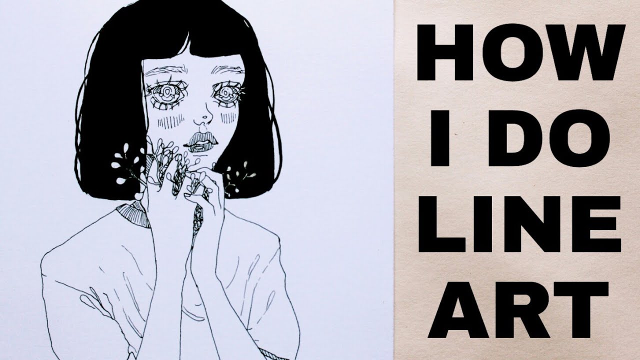 HOW I INK MY ILLUSTRATIONS