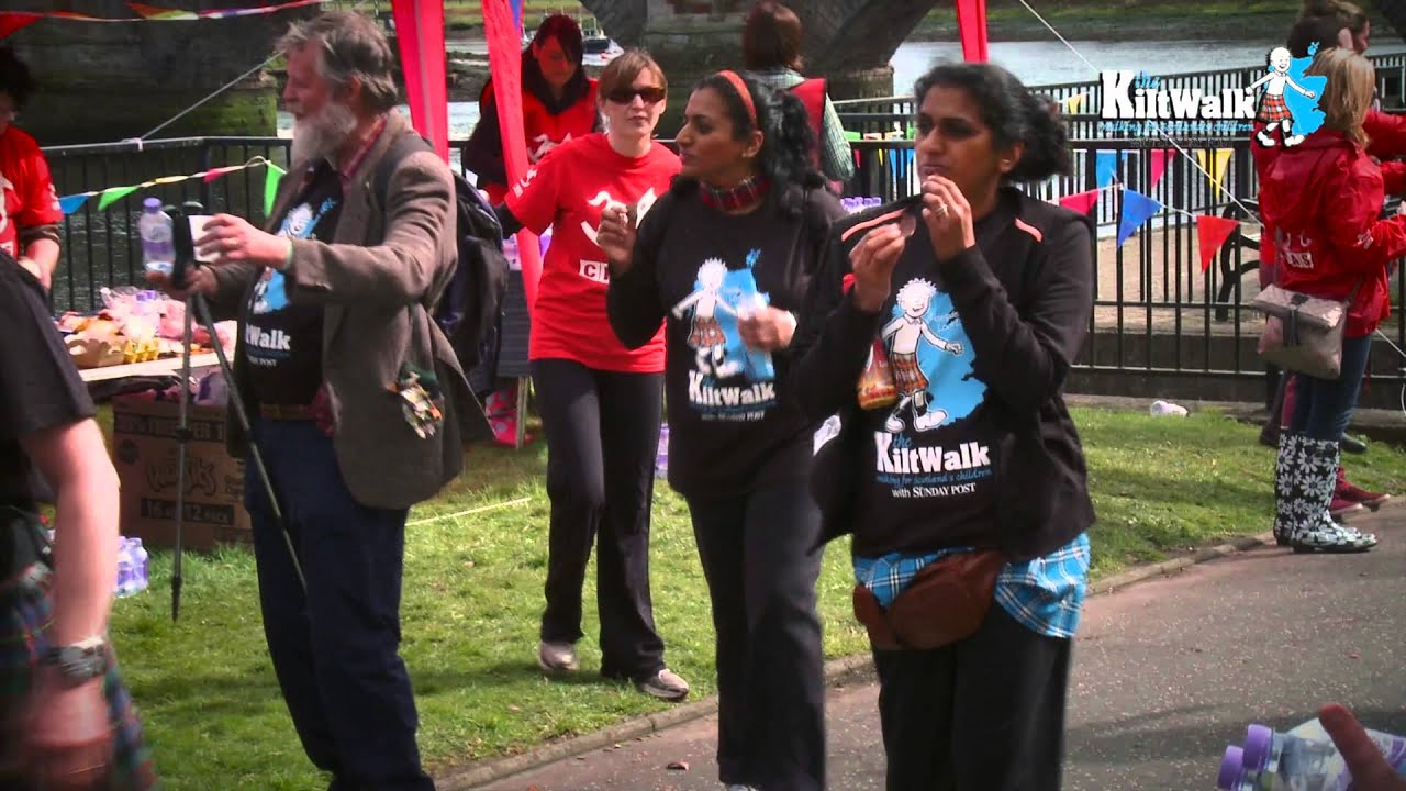 The Kiltwalk - Hampden to Loch Lomond, April 2013
