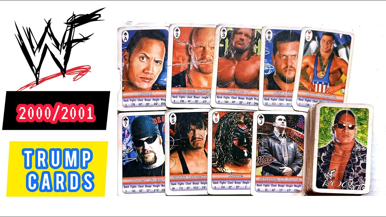 WWF 2000-2001 Trump Cards || AADINATH EXPORTS