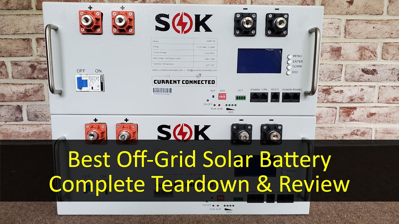 Inside the SOK 100Ah LiFePO4 Server Rack Battery, Off-Grid Solar