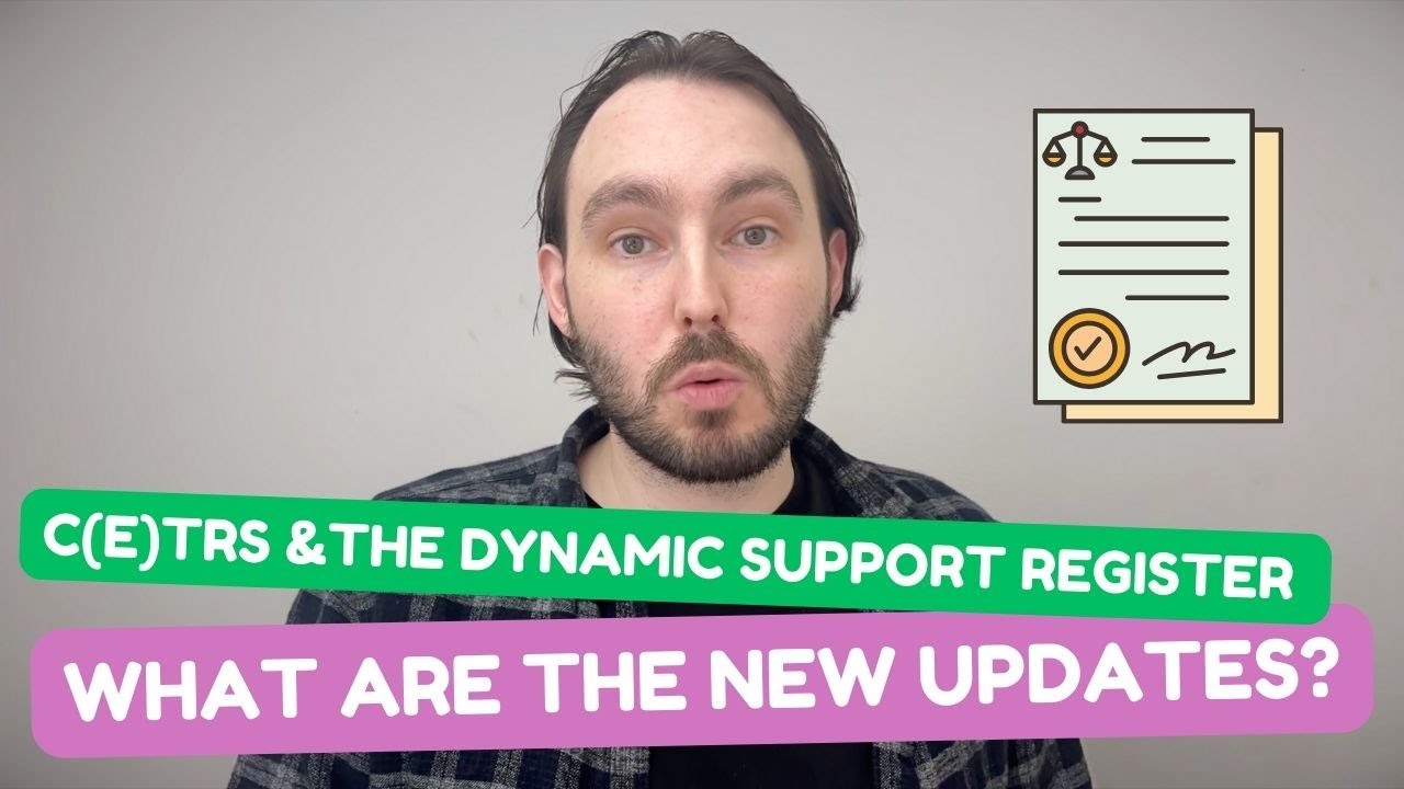 What are the new updates to the Dynamic Support Register? (Info for new CETR Panel Members)