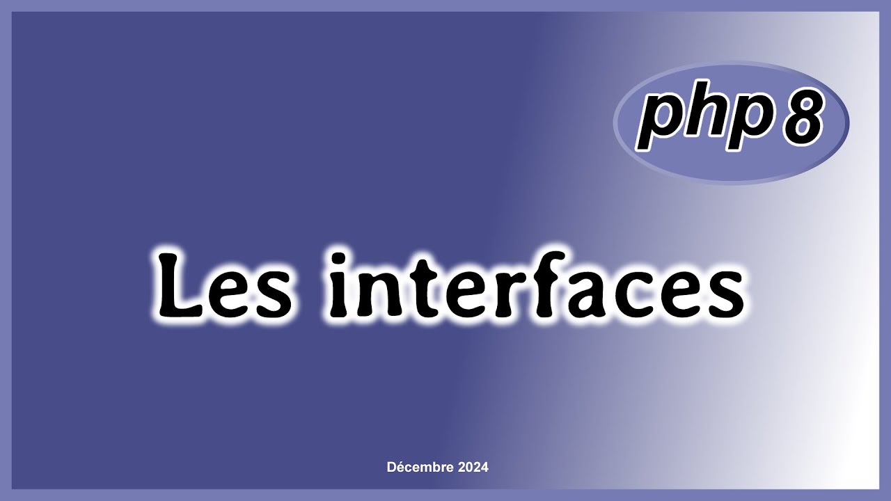 Les interfaces en PHP 8