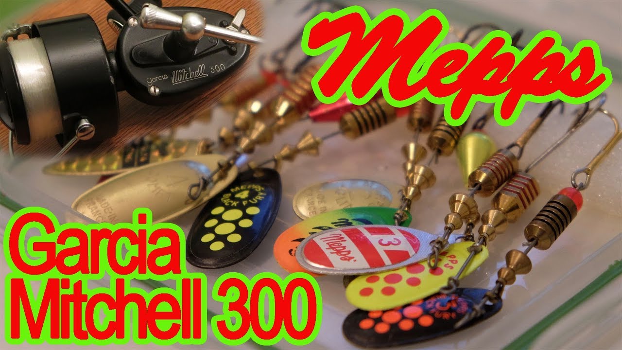 Mepps Spinners Trout Fishing with Garcia Mitchell 300