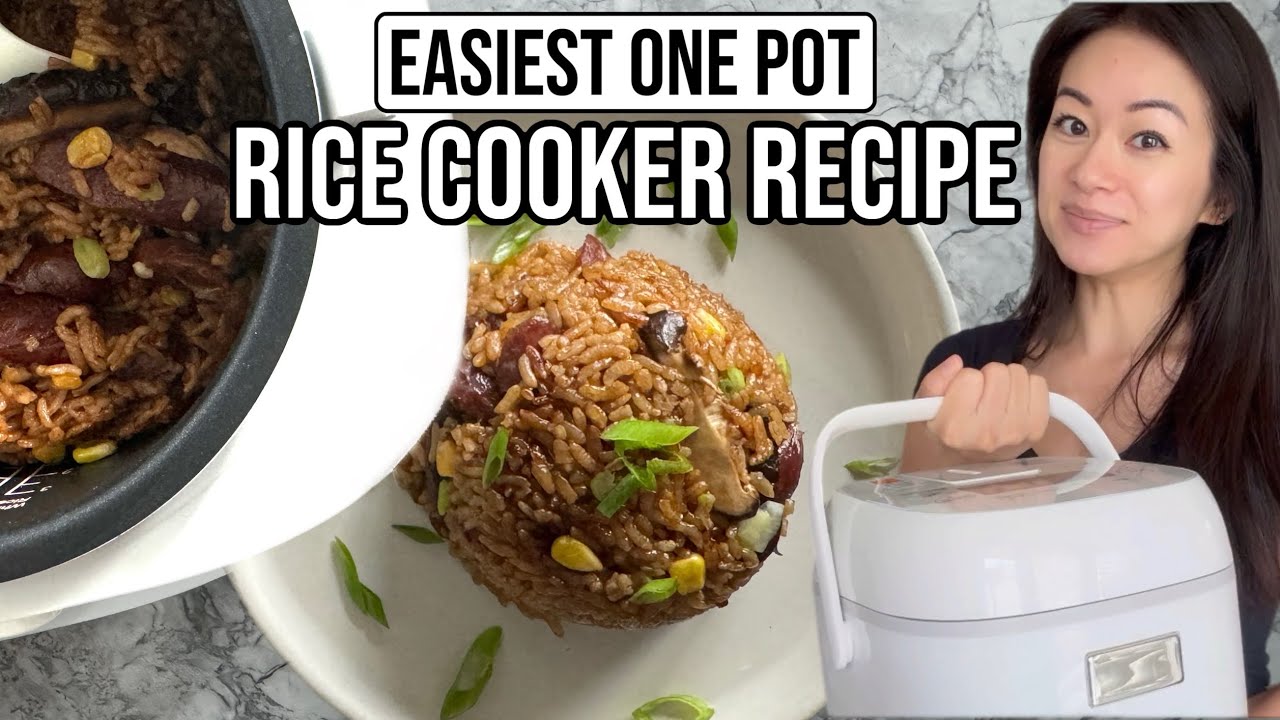 🍚 EASIEST Rice Dish in the Rice Cooker / One Pot Recipe - All You Need is 5 Min! 糯米飯電飯煲食譜