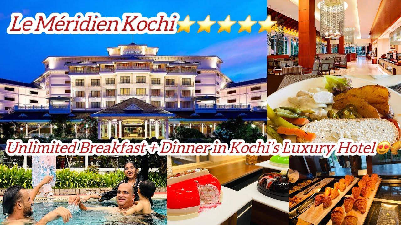 5 Star Hotel Stay + Unlimited Buffet 😱 | Kochiyile Top Luxury Experience| Backwater view |Kochi