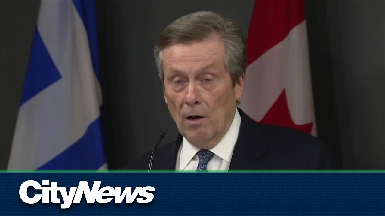 John Tory steps down as Toronto mayor