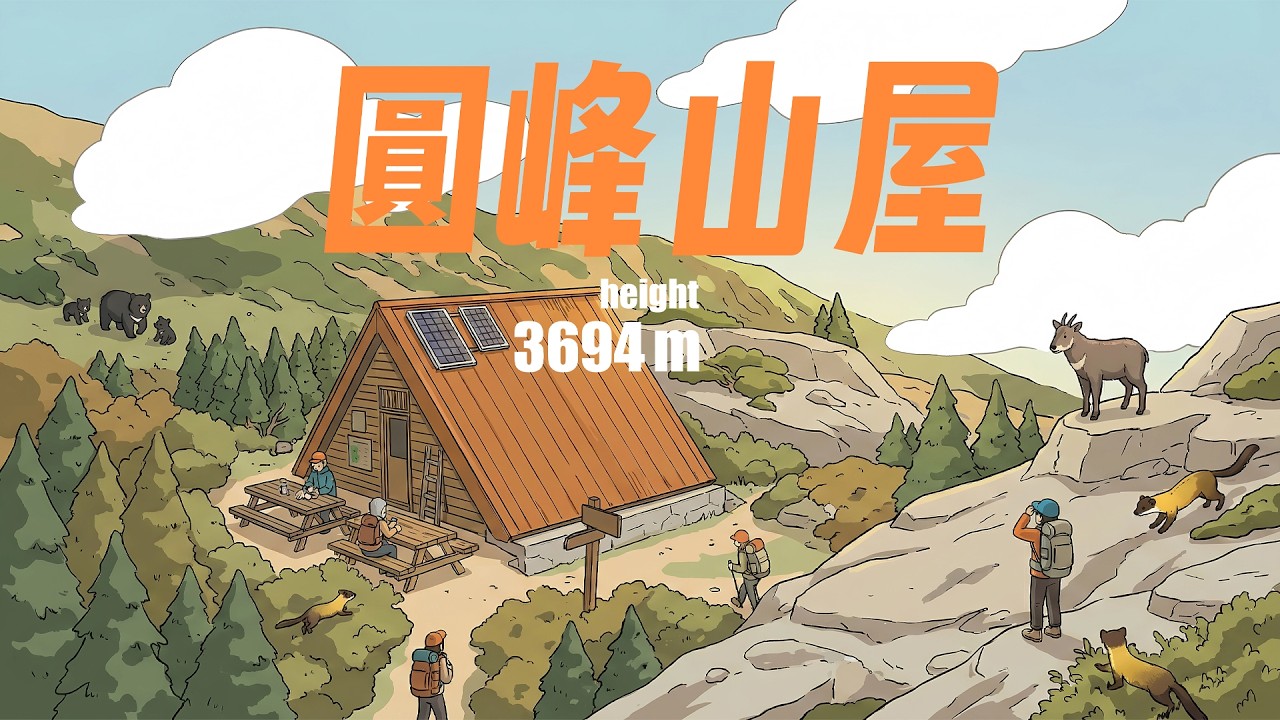 台灣百岳 圓峰山屋 3694m｜台灣最高山屋避難所｜純鋼琴專注音樂 Piano Focus / Work / Relax