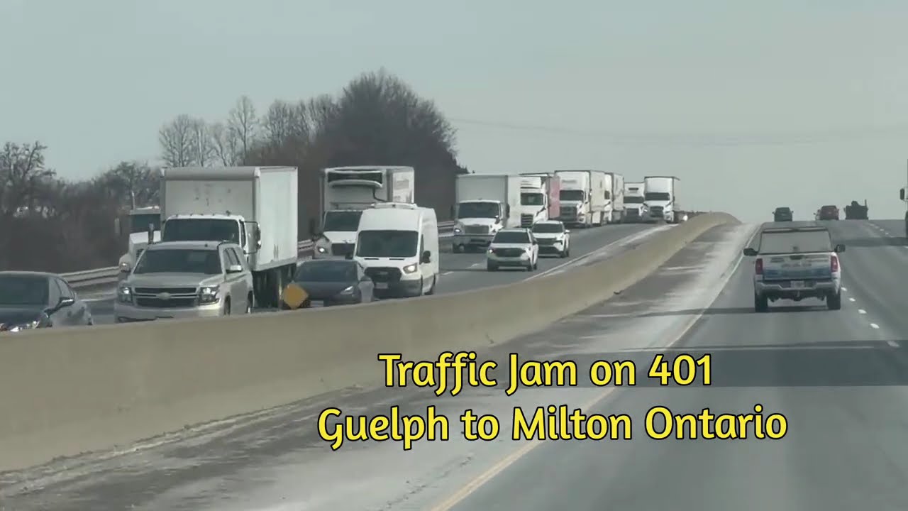 Traffic Jam| 401 Highway |  Guelph to Milton |  