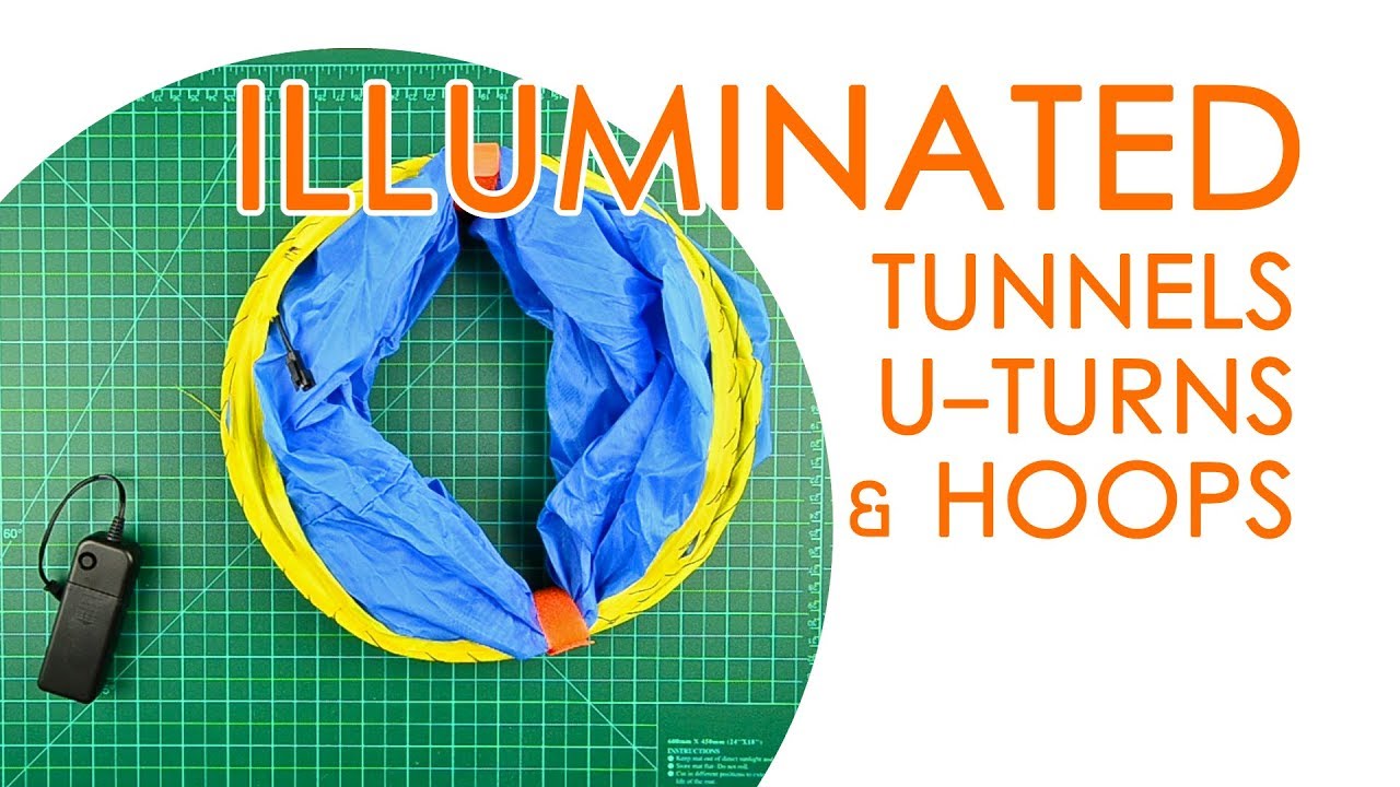 How to make illuminated tunnels, U-turns and hoops for your Tiny Whoops & micro quads - QUICK GUIDE